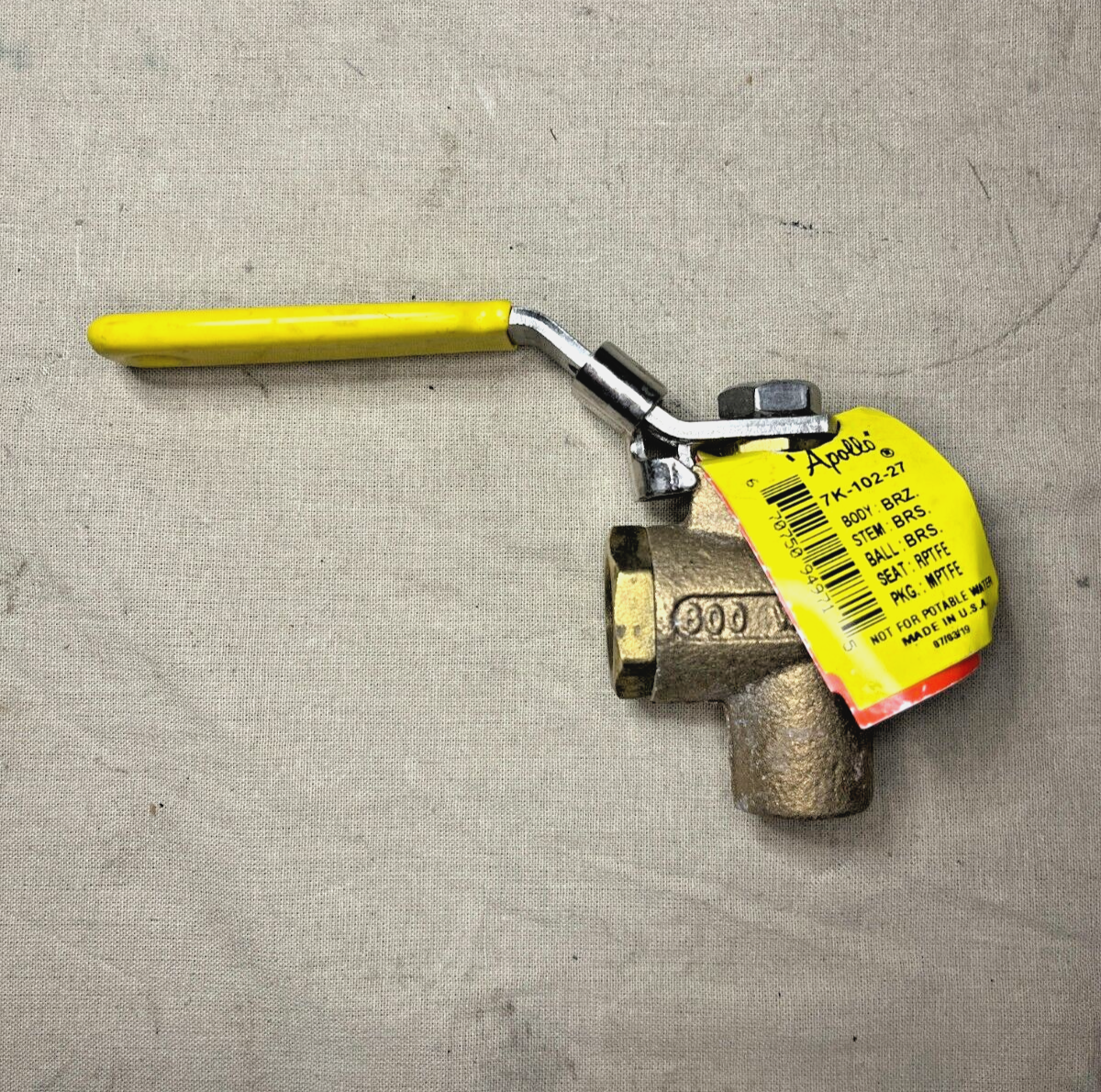 Apollo 7K-102-27 3/8" 3386191 PRESSURE REGULATING VALVE 550200 4820-01-534-4598