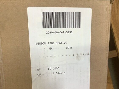 Cornell-carr Co CC1067 PC 3 Fire Station Window NSN 2040-00-042-3950