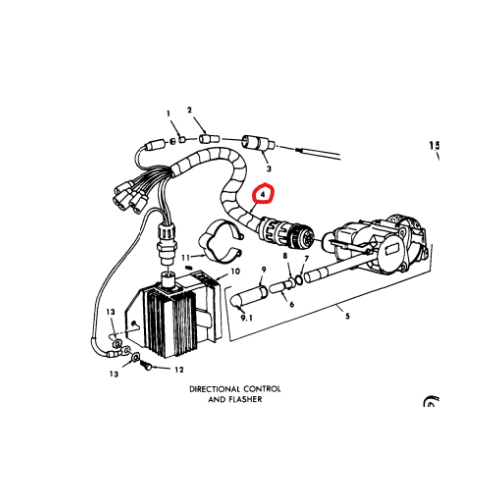 M939 FAMILY (M939A1/M939A2) NEW POWER CABLE ASSEMBLY 2590-00-308-2781 / 11630528