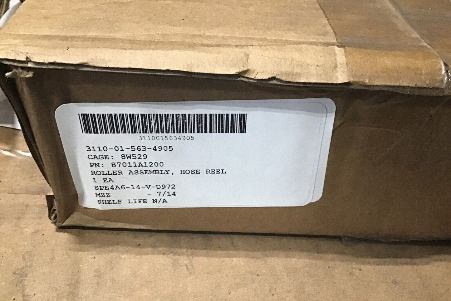 HOSE REEL SYSTEM, FUEL ANNULAR BALL BEARING ASSY 87011A1200 3110-01-563-4905