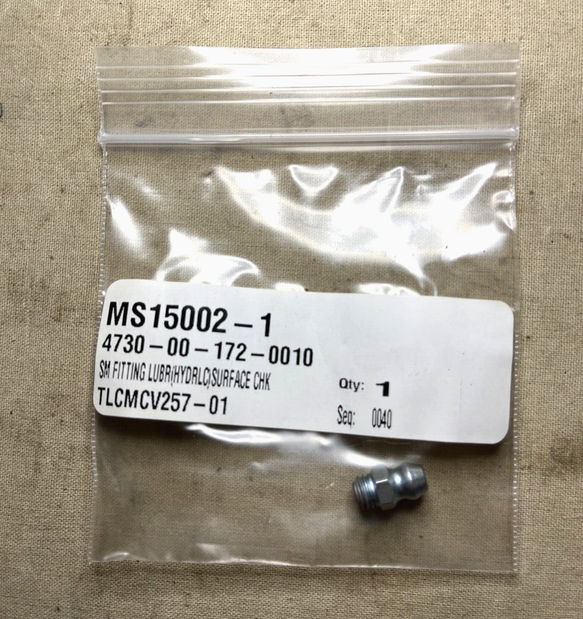 MECHANICAL SEAL REPLACEMENT LATERAL SHAFT PARTS KIT TLCMCV257 5330-01-470-5061