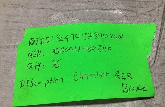 LOGISTICS VEHICLE SYSTEM MGM Z173276T20 AIR BRAKE CHAMBER 2530-01-248-0340