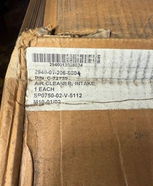 Intake Air Cleaner C-72739 NSN 2940-01-206-8804 - photo 2