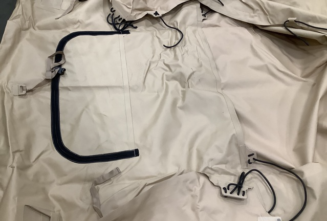 OSHKOSH MTVR TRUCK MILITARY MK23 Tan Cargo Cover 14 Feet Vinyl 3419656