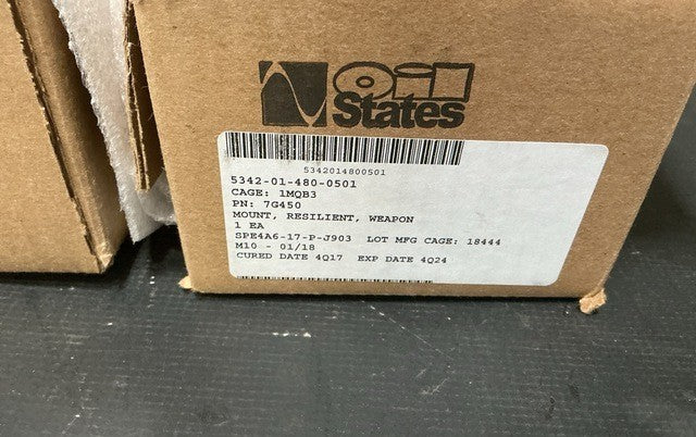 Resilient Mount 7G450 NSN 5342-01-480-0501 - photo 5