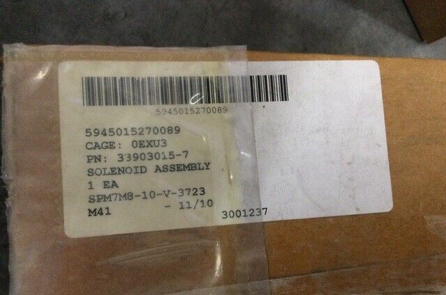 1EA MILITARY 1500 TWPS SOLENOID ASSEMBLY 33903015-7 12524220-7 5945-01-527-0089