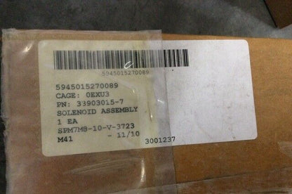 1EA MILITARY 1500 TWPS SOLENOID ASSEMBLY 33903015-7 12524220-7 5945-01-527-0089