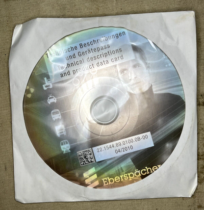 EBERSPACHER AIRTRONIC 327369CC HEATER & FUEL PUMP 40W 24V 4KW 252113050000 NOS