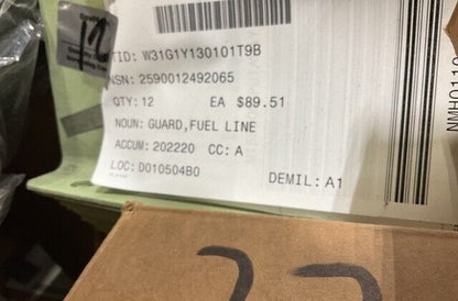 M-113A1, M-113A2, M-113A3 CARRIER FUEL LINE GUARD 12349987 2590-01-249-2065