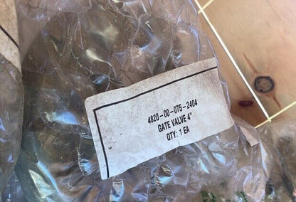 GENUINE MARINE CORPS 77C5208A0037 664F4 BRASS GATE VALVE 4" 4820-00-075-2404