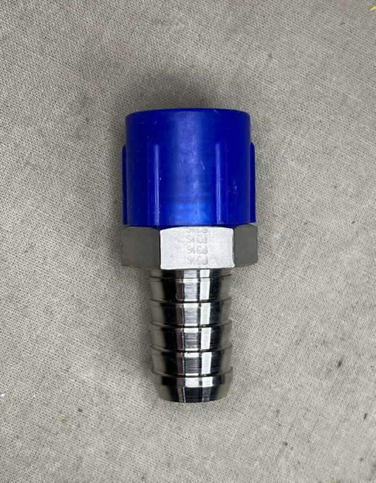 PARKER 8-8 B2HF-SS 1/2" BARB MALE PIPE HOSE STRAIGHT ADAPTER 4730-01-238-0179