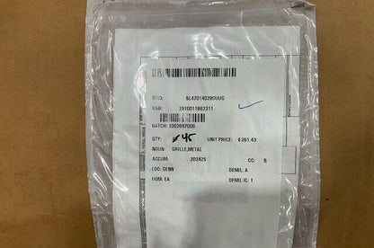 M998 HMMWV H1 12338937 149-199 FRONT HOOD GRILL ASSEMBLY METAL 2510-01-186-3311