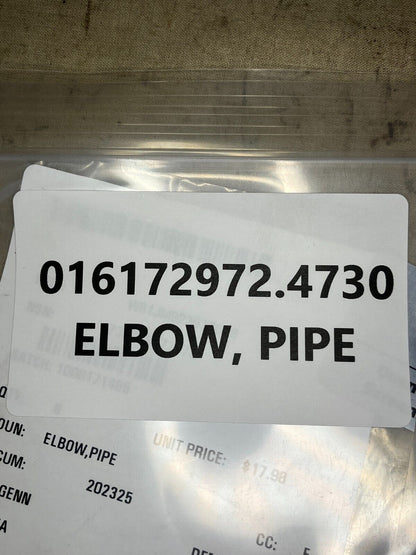 PIPE ELBOW 9/16''-18 X 1/4, 3/8 MALE 520''-19 CC-0009697 4730-01-617-2972 NOS