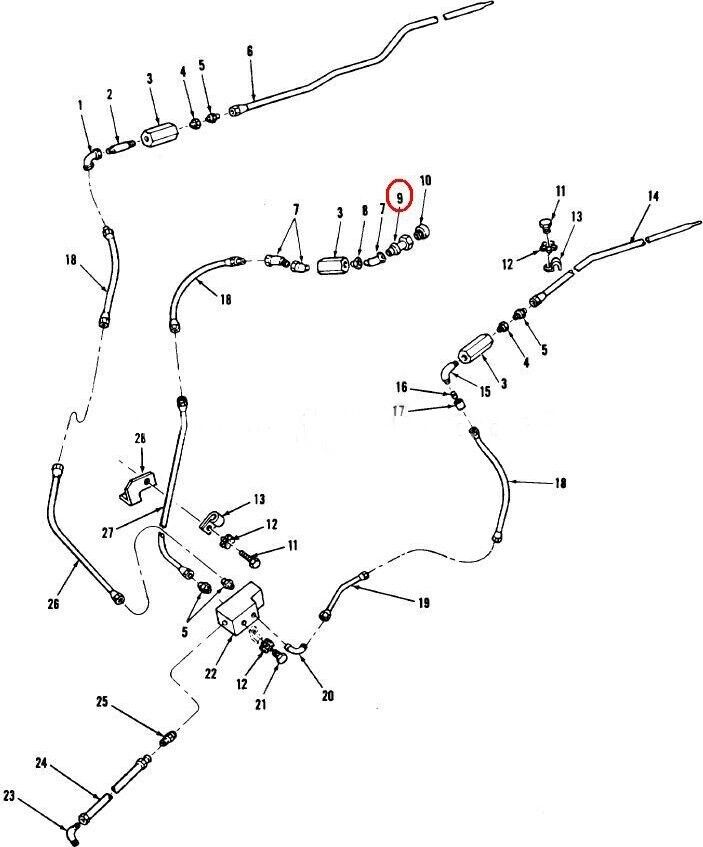 M60, M60A1 & M48A5 TANK 8711315 SELF SEALING SOCKET P-1811H 4730-00-714-5175