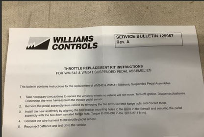 BENDIX 5020584 ACCELERATOR FOOR PEDAL FOR INTERNATIONAL MRAP FMTV 2596214C91