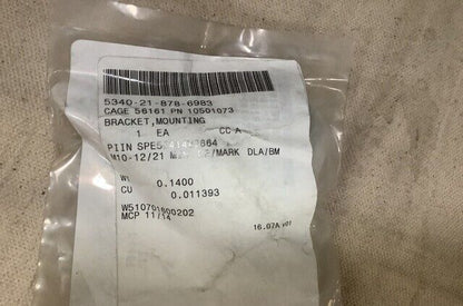 LAV, ANTI-TANK GENERAL DYNAMICS 10501073 MOUNTING BRACKET 5340-21-878-6983