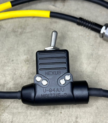 NEW NEXUS A3210695 U-94A/U PTT RADIO INTERFACE CABLE ASSEMBLY 5995-01-432-9331