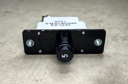 AIRCRAFT C-130 KLIXON MS24510-B-5 5A CIRCUIT BREAKER 7271-3-5 5925-00-625-7817