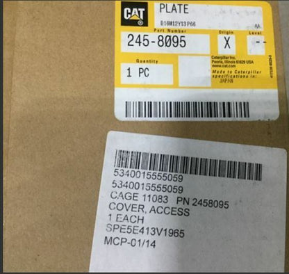 5340-01-555-5059 2458095 LOADER PLATE ADAPTER SCOOP 245-8095 CAT OEM