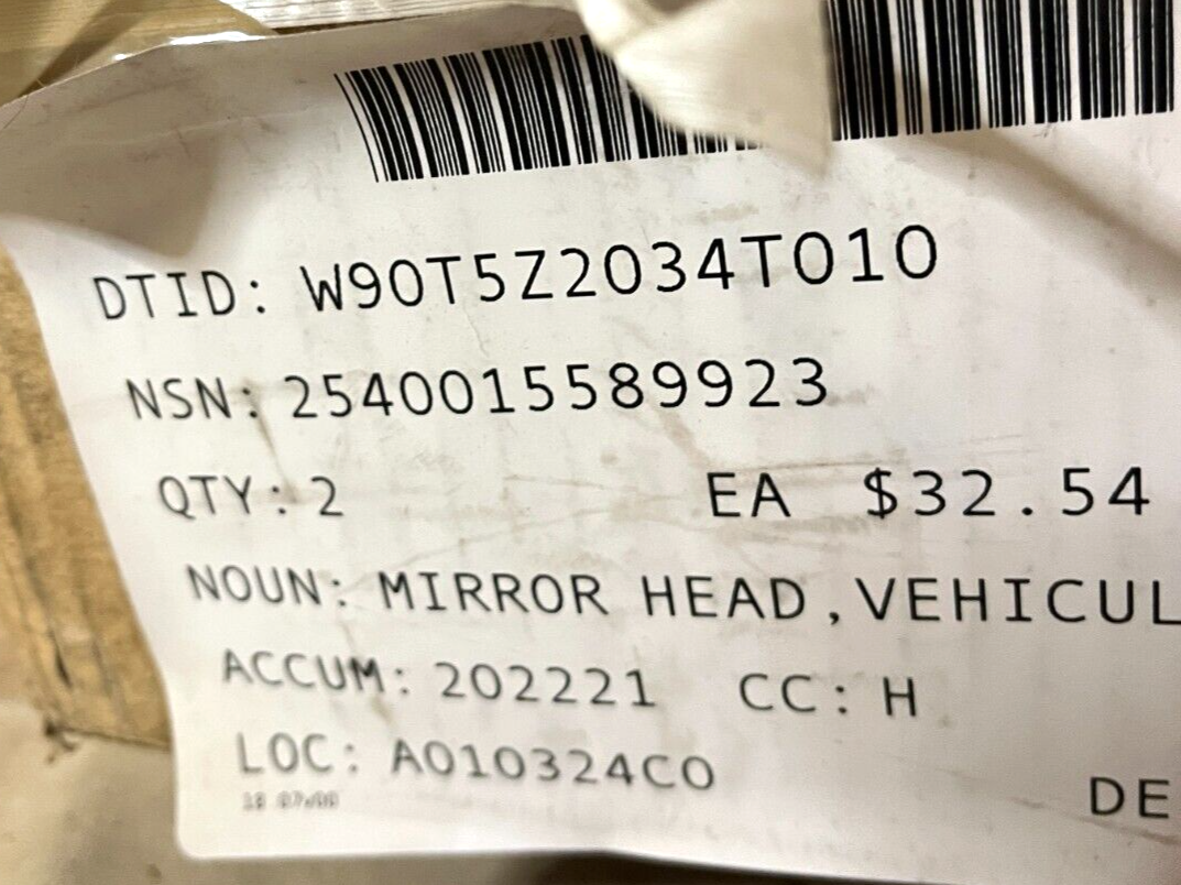 IVMMD UNITRUCK 2402-01084-27 VEHICULAR REAR VIEW MIRROR HEAD 2540-01-558-9923