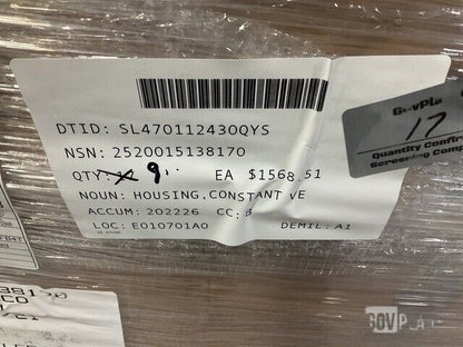 MILITARY FORK LIFT TRUCK CONSTANT VELOCITY DRIVE HOUSING 8036863 4475 338 052