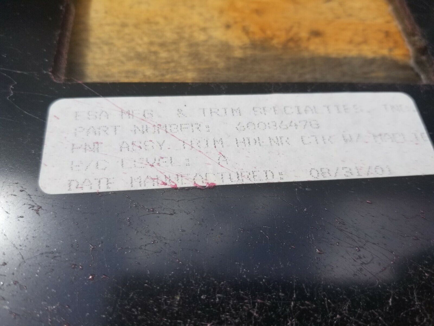 Hummer H1 Humvee Headliner Center Gray 6008647G 1997-2003  Hummer