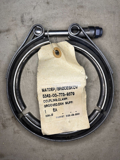 M548 & M548A1 10866272 GROOVED CLAMP COUPLING 54091-485SH 5342-00-773-9379 NOS