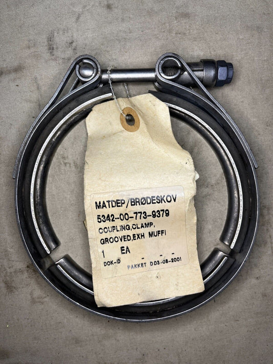 M548 & M548A1 10866272 GROOVED CLAMP COUPLING 54091-485SH 5342-00-773-9379 NOS