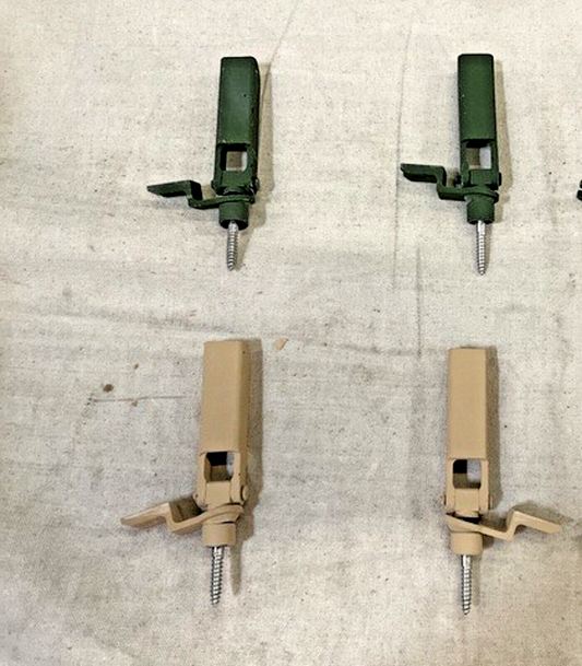 1EA MARINE CORPS 87001C0160 AUGER ASSEMBLY MOUNTING BRACKET 5340-01-538-9199