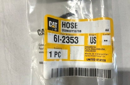 FMTV LMTV M1078 CATERPILLAR 6I-2353 PREFORMED HOSE AMS-6360 4720-01-389-2230