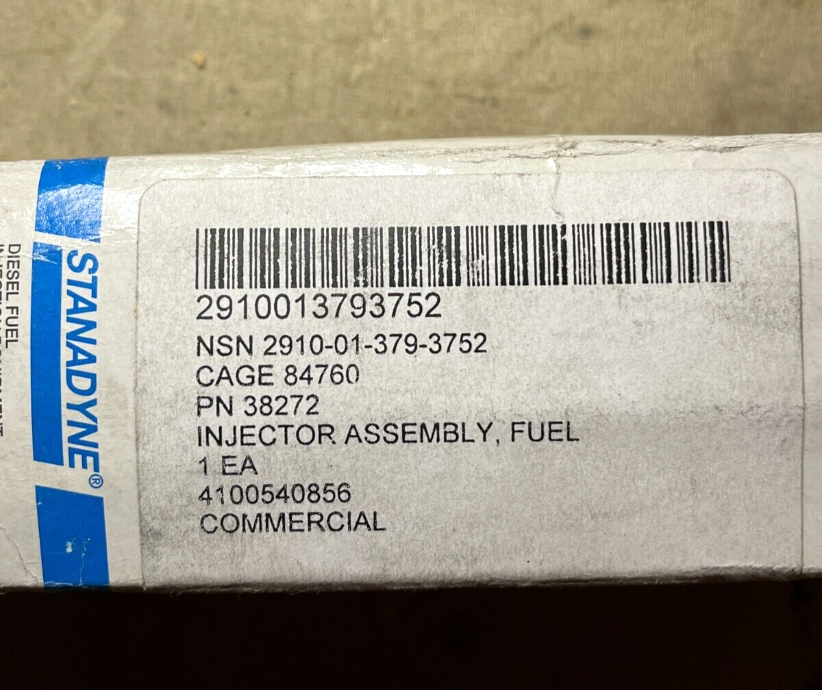 HUMVEE HMMWV STANADYNE FUEL INJECTOR ASSEMBLY 38272 10233972 2910-01-379-3752