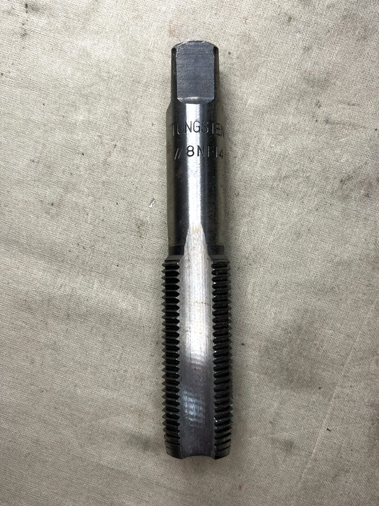 7/8" X 14 UNF TAP THREAD CUTTING REPAIR TUNGSTEN STEEL 7/8NF14