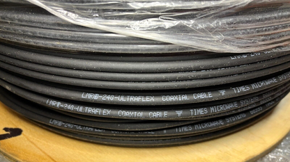 COMPLETE SPOOL OF GAMMA VACUUM RADIO FREQUENCY CABLE 360273 6145-01-621-4388