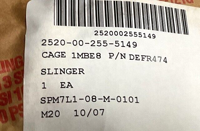 1EA M939, M818 M931 TRUCK SERIES DEFR474 SLINGER FLANGE 003113T 2520-00-255-5149