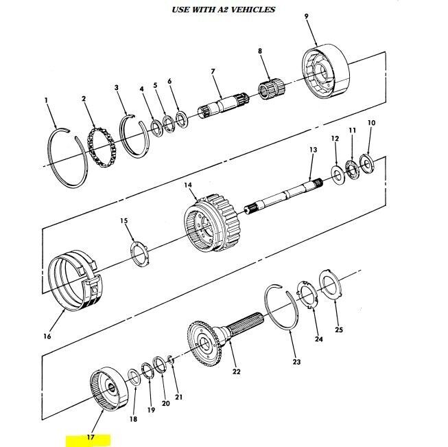 GM ACDelco Original 24203398 Helical Gear General Motors Transmission HMMWV NOS