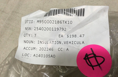 General Dynamics 10687050-001 Vehicular Exhaust Blanket 2540-20-011-9792