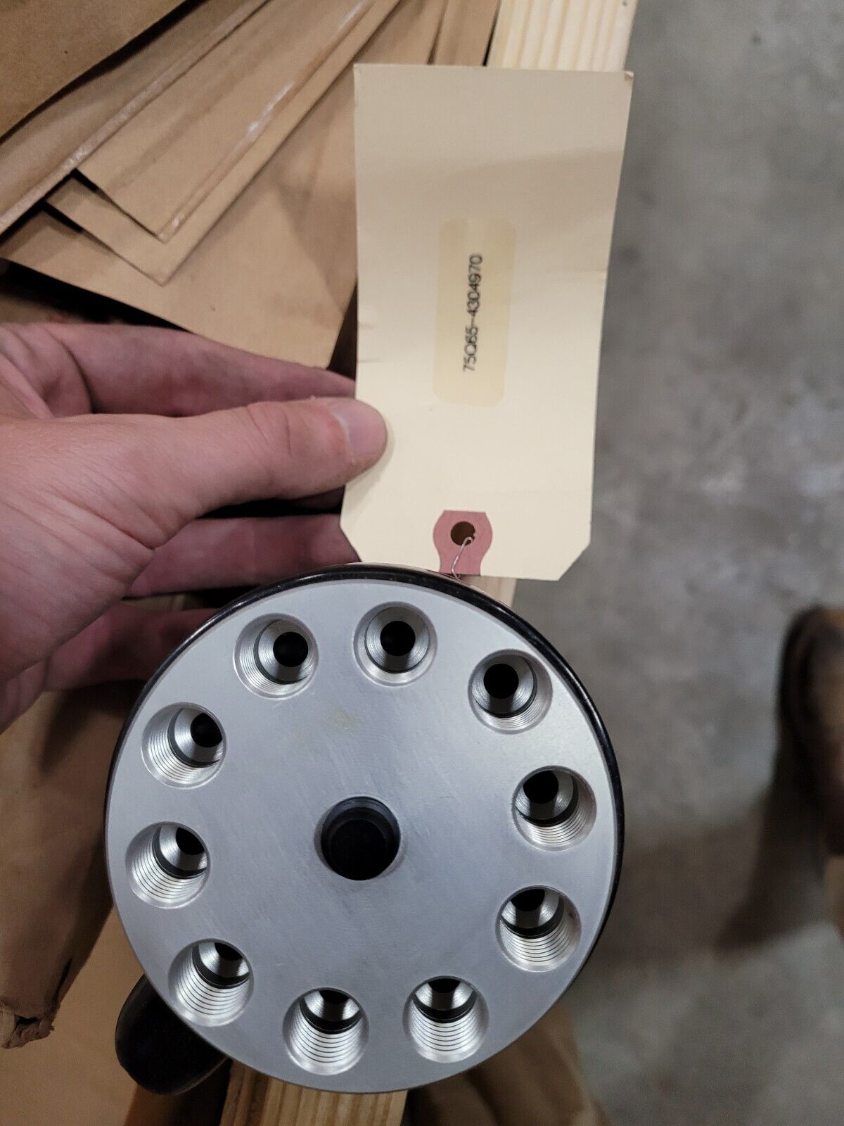 FIRE FIGHTING TRUCK MANUAL CHECK VALVE 1000PSI 10 PORT  4304970 4820-01-652-8086