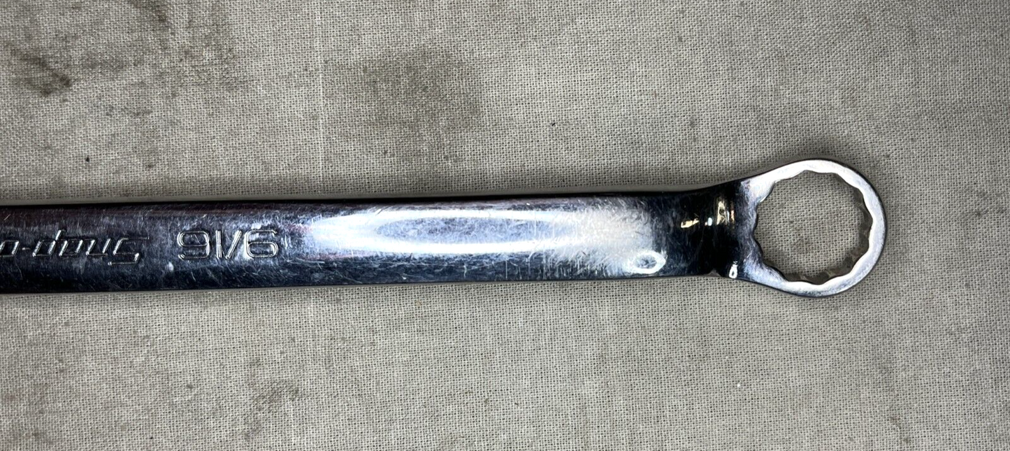 SNAP ON TOOLS XB1820A 9/16" X 5/8" BOX END WRENCH AS954 5120-01-349-1386 NOS