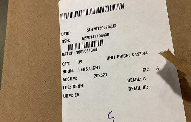Light Lens 1376-3 NSN 6220-04-310-6430 - photo 4