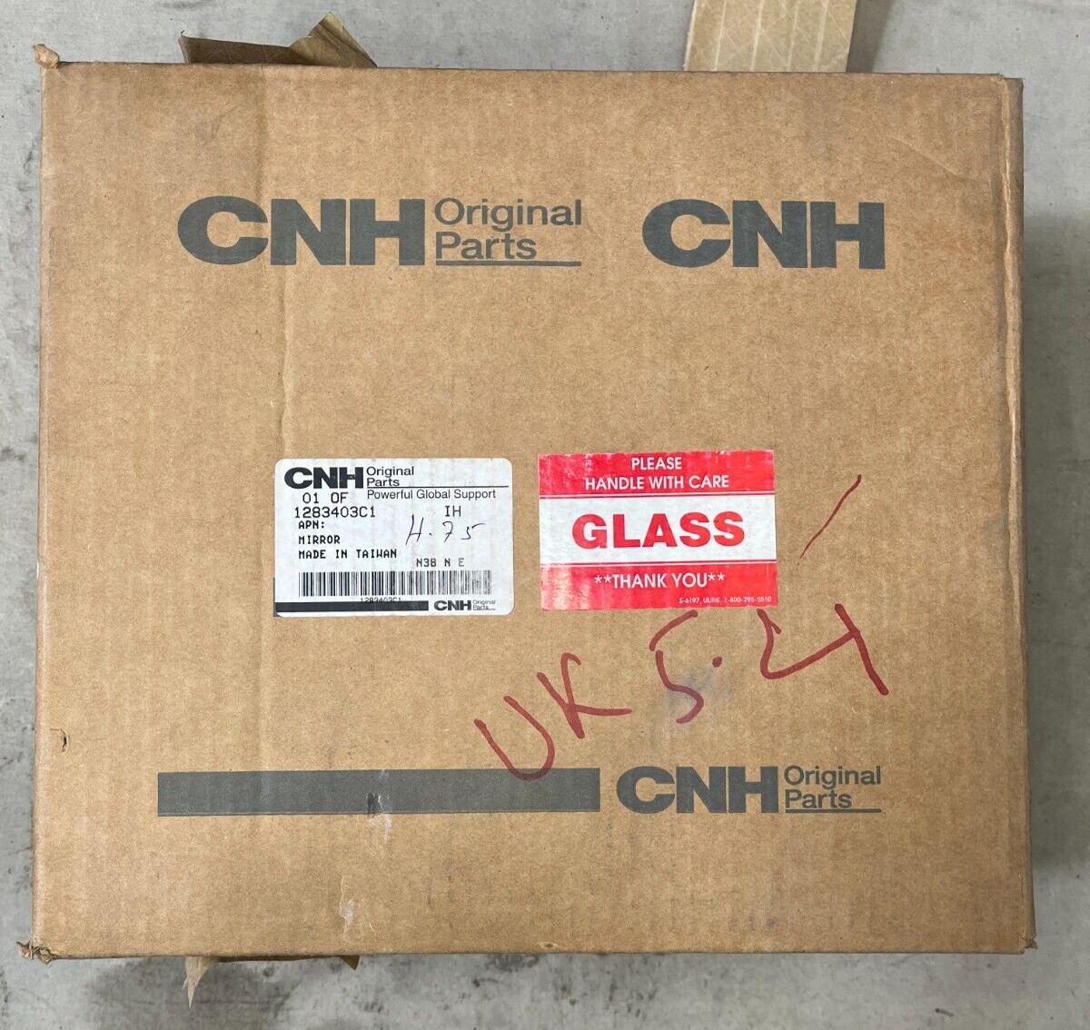 GENUINE CNH INDUSTRIAL REAR VIEW MIRROR COMBINE 1283403C1