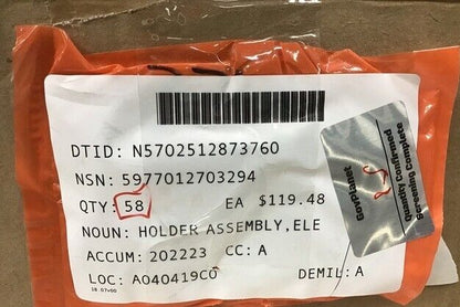 NEW ELECTRICAL CONTACT HOLDER ASSEMBLY HOLD TWO BRUSHES 5905605 SK3365-G-EG18