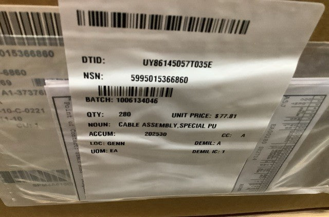 Cable Assy A1-37376D-001 NSN 5995-01-536-6860 - photo 7