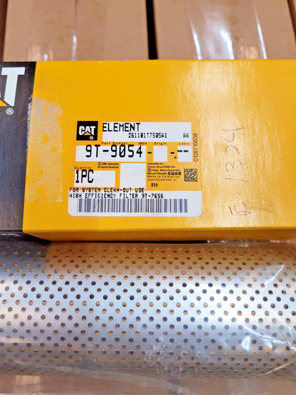 GENUINE CATERPILLAR 9T-9054 FLUID FILTER ELEMENT NSN 4330-01-378-7617