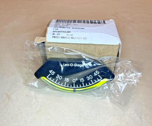 INDUSTRIAL / VEHICULAR LEV-O-GAGE - GLASS TUBE INCLINOMETER 2011-1 6695016047913