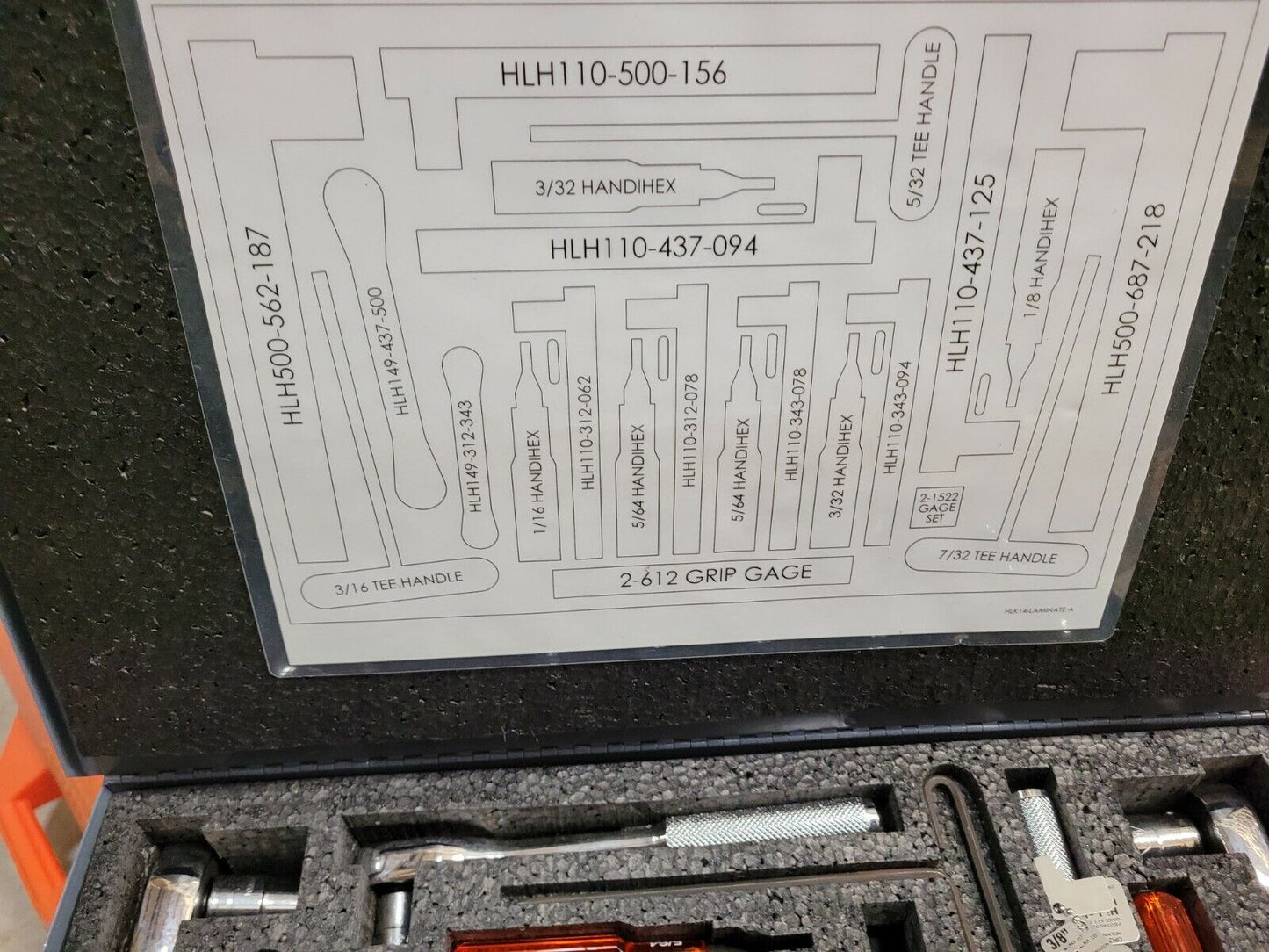 HLK14 Hi-Lok/Hi-Tique Installation Hand Tool 20 PC Kit  Omega Technologies