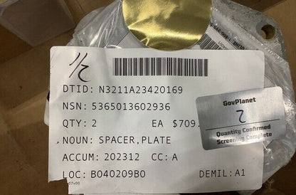 SAFEGUARD CLASS ARS CATERPILLAR 6L8456 PLATE SPACER 5365-01-360-2936 USA-STOCK