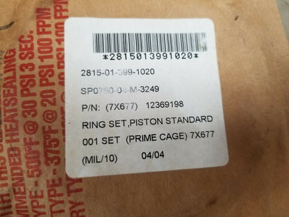 Humvee GM 6.5L Piston Ring Set 12369198 1992-2000 Diesel M998 Chevy