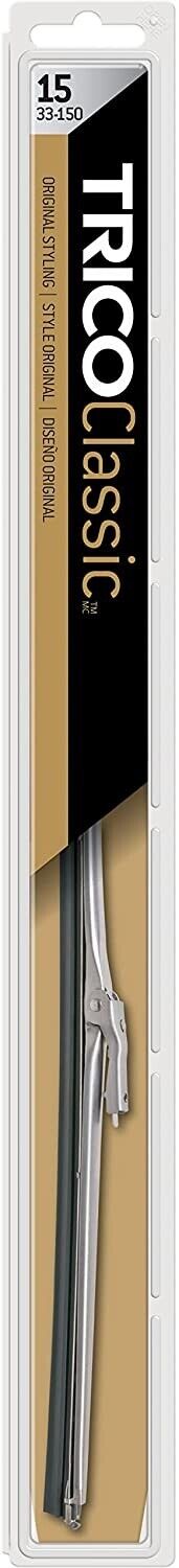 Classic Wiper Blade 10" - Antique Vintage Styling - Silver Finish - Trico 33-101