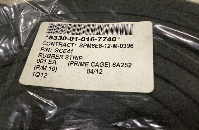 Rubber Strip F100-PW-200 NSN 5330-01-016-7740 - photo 2