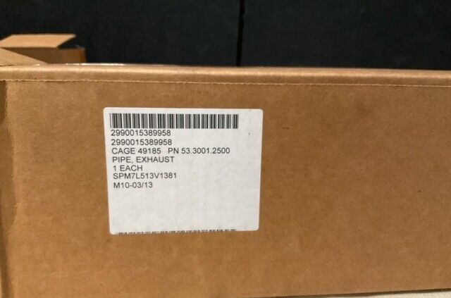 TX51-19M FORKLIFT 53.3001.2500 STEEL EXHAUST PIPE 76117673 2990-01-538-9958